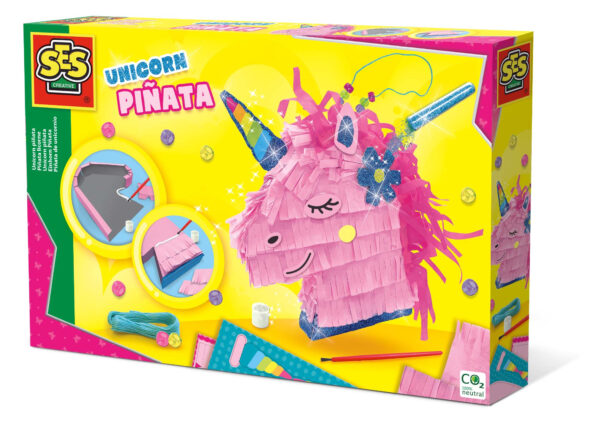 pinhata unicornio kit construir infantil
