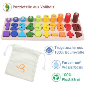 Jogo Puzzle Corda, Brinquedo Educativo Montessori