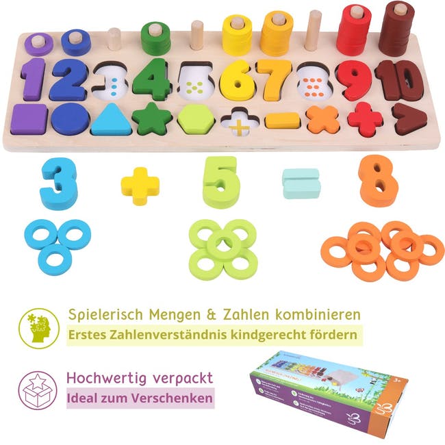 Jogo Puzzle Corda, Brinquedo Educativo Montessori